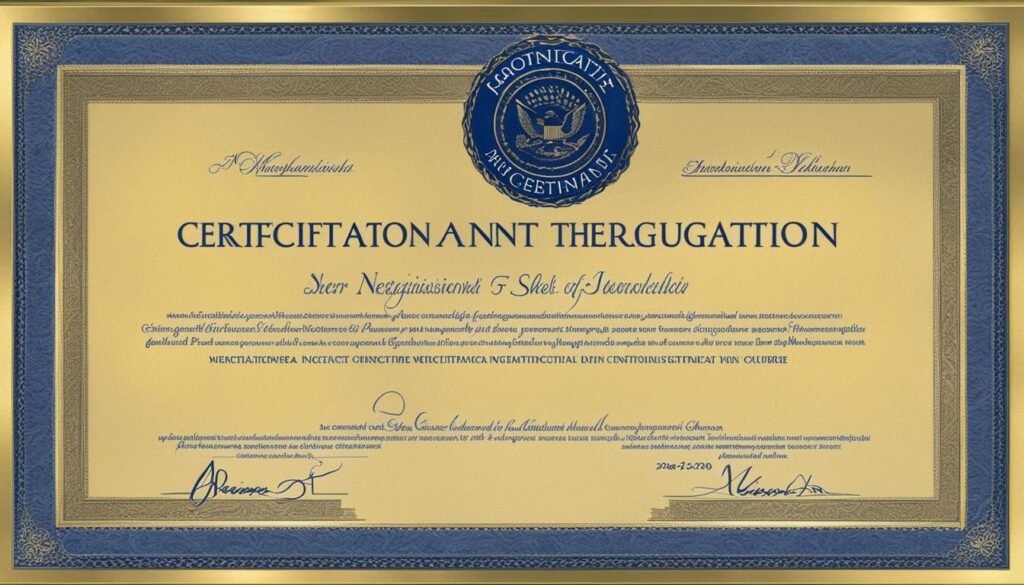 Negotiation Course Certificate