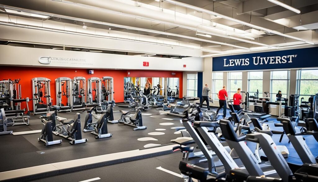 Lewis University campus fitness