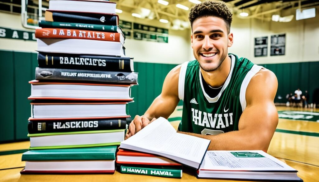 balancing academics and athletics university of hawaii basketball